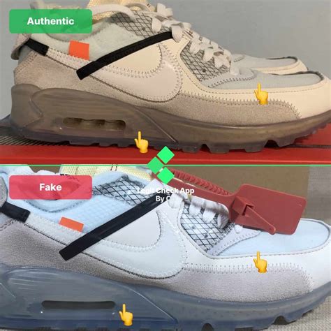 off white nike air max 90 real vs fake|air max 90 desert ore.